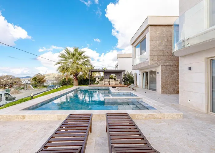 Villa Luxury Golden With Sea View Bodrum